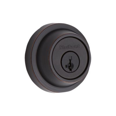 Image for 660 Contemporary Round Deadbolt - Keyed One Side - featuring SmartKey