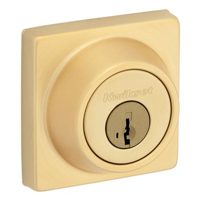Image for 660 Contemporary Square Deadbolt - Keyed One Side - Featuring SmartKey