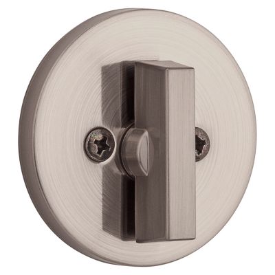 663 Contemporary Round One Sided Deadbolt - Thumb Turn Only