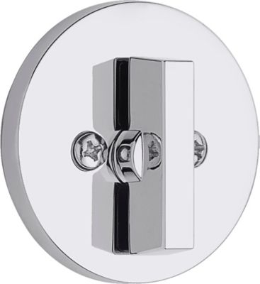 663 Contemporary Round One Sided Deadbolt - Thumb Turn Only