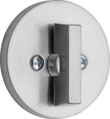 663 Contemporary Round One Sided Deadbolt - Thumb Turn Only