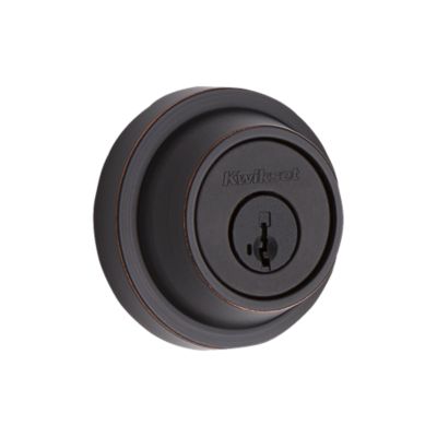 Image for 665 Contemporary Round Deadbolt - Keyed Both Sides - featuring SmartKey