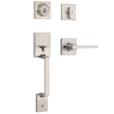 Image for Amador Handleset with Casey Lever - Deadbolt Keyed One Side - featuring SmartKey