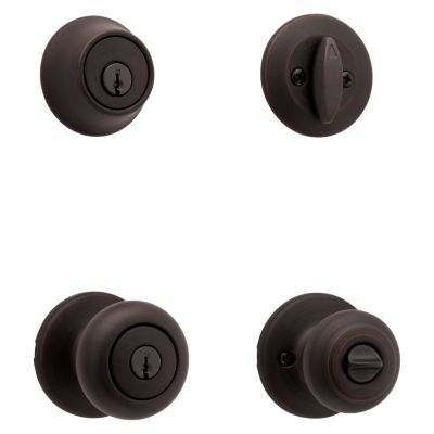 Cove Security Set - Deadbolt Keyed One Side - with Pin & Tumbler