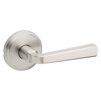 Trafford Lever - Satin Nickel Finish with Microban
