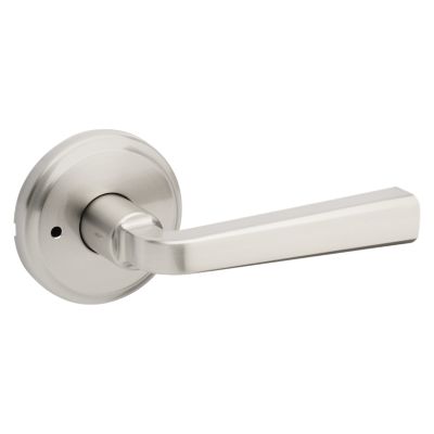 Satin Nickel Dorian Lever - Bed/Bath | Kwikset