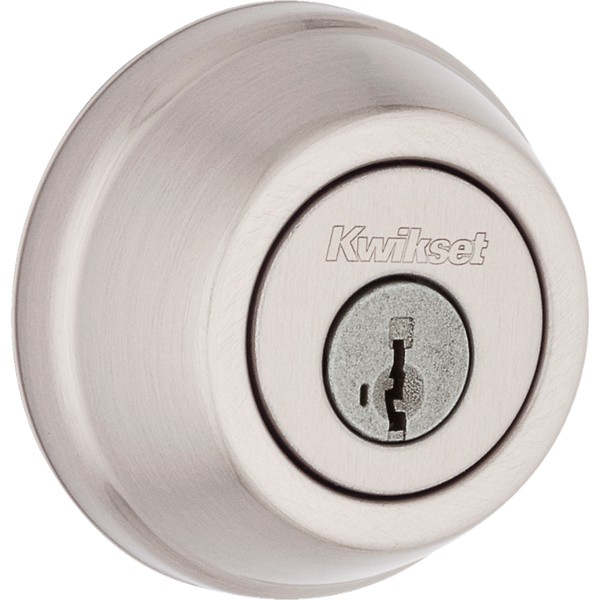 Satin Nickel 780 Deadbolt - Keyed One Side - Kwikset