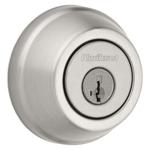 Satin Nickel 785 Deadbolt Keyed Both Sides Featuring Smartkey Kwikset