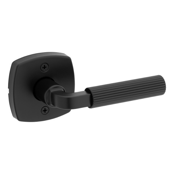 Matte Black Mirada Lever (Midtown) - Pull Only | Kwikset