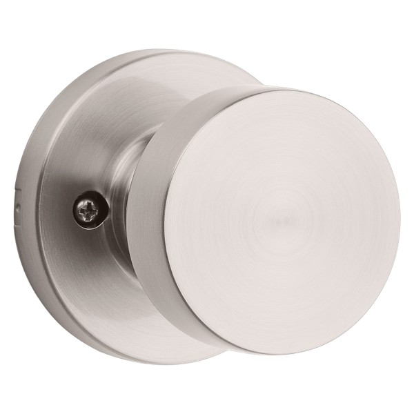 Satin Nickel Pismo Knob (Round) - Pull Only | Kwikset