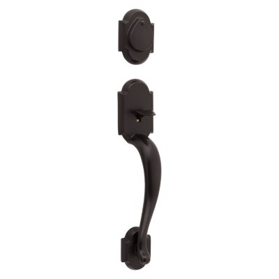 Austin Handleset - Deadbolt Keyed One Side (Exterior Only) - featuring SmartKey