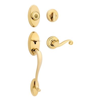 Image for Shelburne Handleset with Lido Lever - Deadbolt Keyed One Side - featuring SmartKey