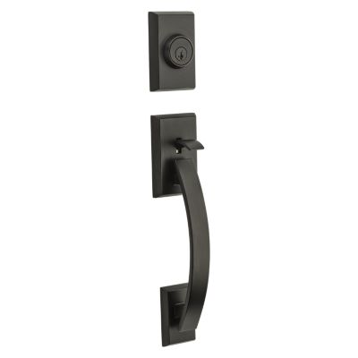 Image for Tavaris Handleset - Deadbolt Keyed One Side (Exterior Only) - featuring SmartKey