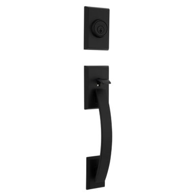 Image for Tavaris Handleset - Deadbolt Keyed One Side (Exterior Only) - featuring SmartKey