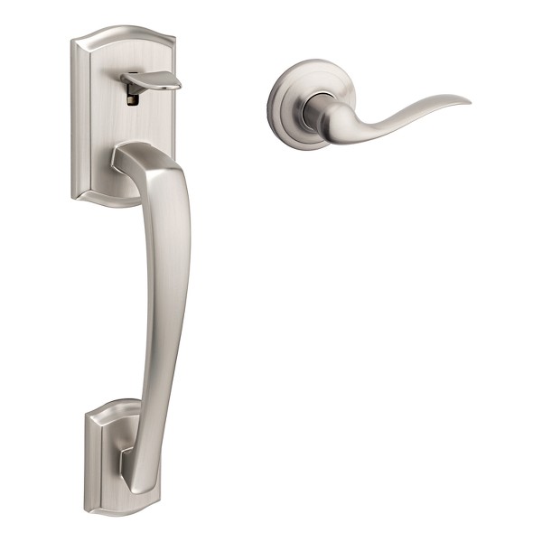 External Door Handles  Polished and Satin Stainless Steel External Door  Hardware Packs