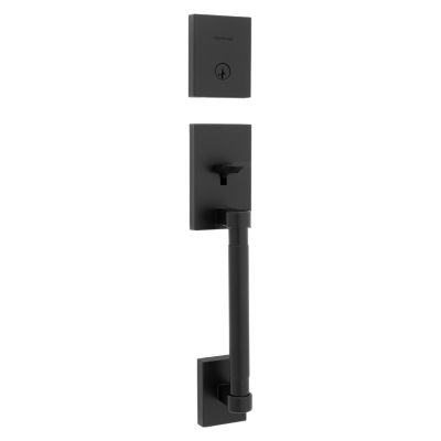Prava Handleset - Deadbolt Keyed One Side (Exterior Only) - featuring SmartKey