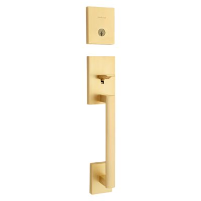Image for San Clemente Handleset - Deadbolt Keyed One Side (Exterior Only) - featuring SmartKey