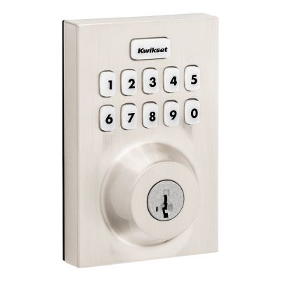 Satin Nickel 910 SmartCode Contemporary Electronic Deadbolt with Z