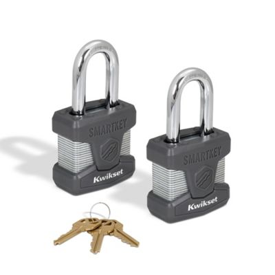 2 in Laminated Steel Padlock with 1-1/2 in Boron Carbide Shackle - featuring SmartKey