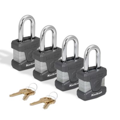 2 in Laminated Steel Padlock with 1-1/2 in Boron Carbide Shackle - featuring SmartKey