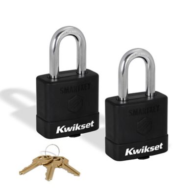 2 in Laminated Steel Padlock with 1-1/2 in Boron Carbide Shackle and Weather Cover - featuring SmartKey