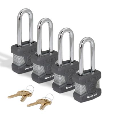 2 in Laminated Steel Padlock with 2-1/2 in Boron Carbide Shackle - featuring SmartKey