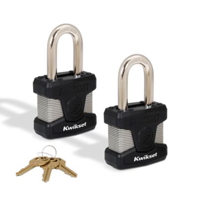 2 in Laminated Steel Padlock with 1-1/2 in Stainless Steel Shackle - featuring SmartKey