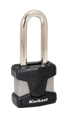2 in Laminated Steel Padlock with 2-1/2 in Stainless Steel Shackle - featuring SmartKey
