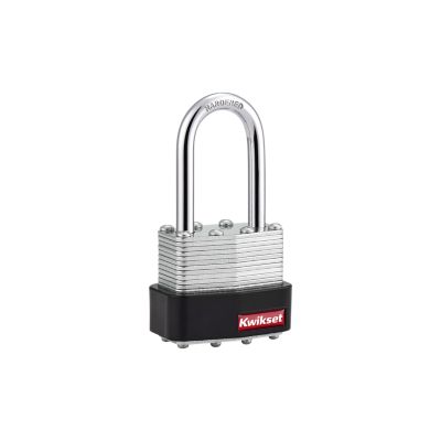 1-9/16 in Laminated Steel Padlock with 1-1/2 in Hardened Steel Shackle