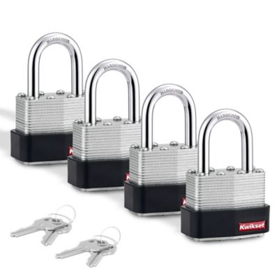 1-3/4 in Laminated Steel Padlock with 1-1/16 in Hardened Steel Shackle