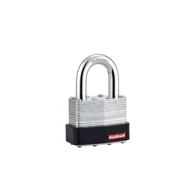 2 in Laminated Steel Padlock with 1-1/8 in Hardened Steel Shackle