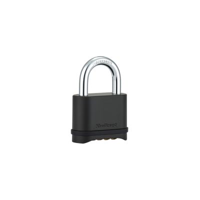 2 in Zinc Combination Padlock with 1 in Shackle