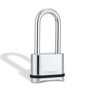 2 in Zinc Combination Padlock with 2-1/4 in Shackle