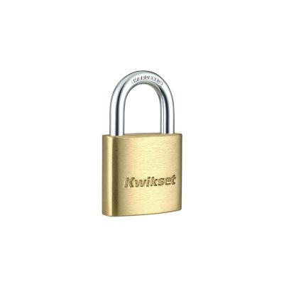 1-3/16 in Brass Padlock with 5/8 in Hardened Steel Shackle