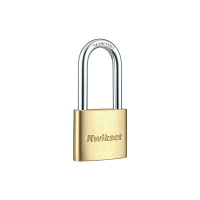1-9/16 in Brass Padlock with 1-1/2 in Hardened Steel Shackle