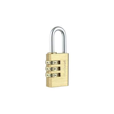 1-1/8 in Brass Combination Padlock