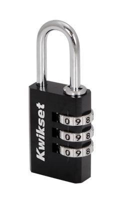 1-1/8 in Aluminum Combination Padlock