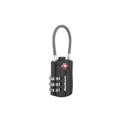 1-3/16 in TSA Approved Combination Luggage Lock with Cable