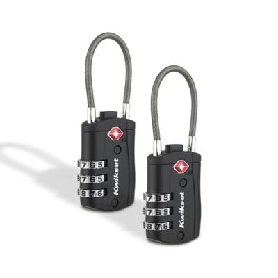 1-3/16 in TSA Approved Combination Luggage Lock with Cable
