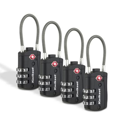 1-3/16 in TSA Approved Combination Luggage Lock with Cable