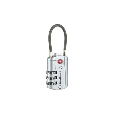 1-3/16 in TSA Approved Combination Luggage Lock with Cable