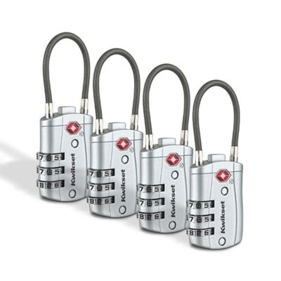 1-3/16 in TSA Approved Combination Luggage Lock with Cable