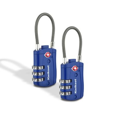Image for 1-3/16 in TSA Approved Combination Luggage Lock with Cable