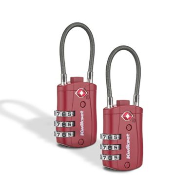 Image for 1-3/16 in TSA Approved Combination Luggage Lock with Cable