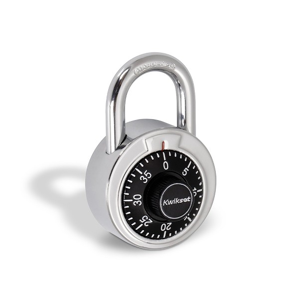 Black 2 in Combination Dial Padlock | Kwikset