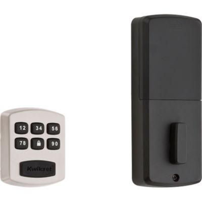 Satin Nickel 905 Keywayless Electronic Deadbolt | Kwikset