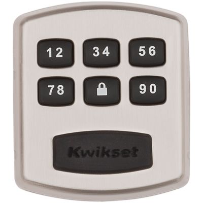 Satin Nickel 905 Keywayless Electronic Deadbolt | Kwikset