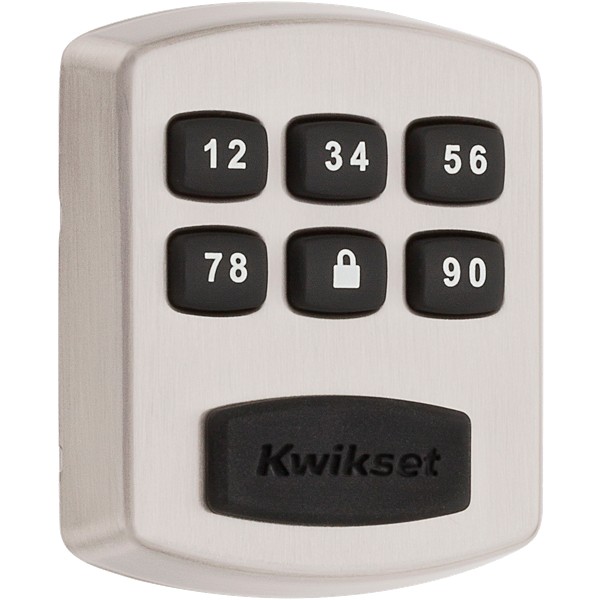 Satin Nickel 905 Keywayless Electronic Deadbolt | Kwikset