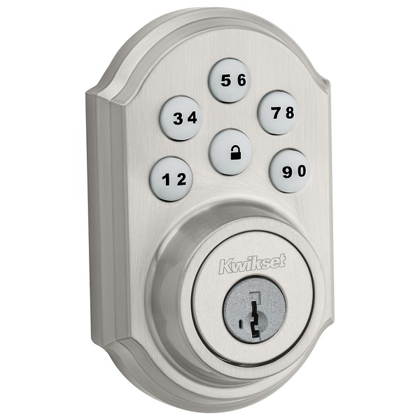 Satin Nickel 909 Smartcode Traditional Electronic Deadbolt Kwikset