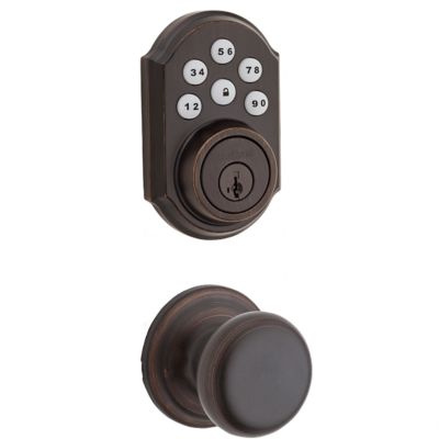 Image for 909 Smartcode Traditional Electronic Deadbolt with Hancock Knob